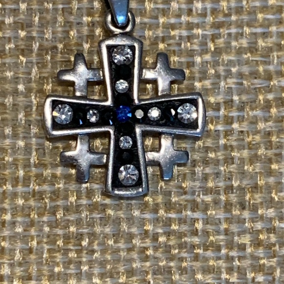 Jerusalem cross from Jerusalem. Sterling. - Picture 4 of 6